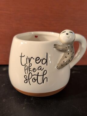 "Tired Like A Sloth" Coffee Mug